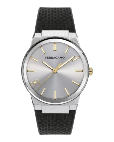 Ferragamo Infinity Sapphire Silicone Watch In Multi