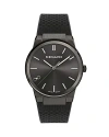Ferragamo Infinity Sapphire Silicone Watch In Black