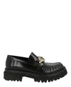 Ferragamo Ingrid Leather Loafers In Black