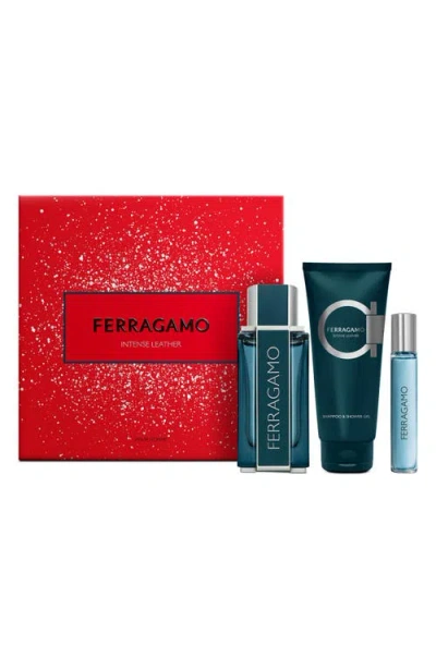 Ferragamo Intense Leather Eau De Parfum $170 Value In Transparent