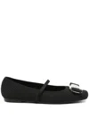 Ferragamo Introducing The Vara Ballet Flats In Black