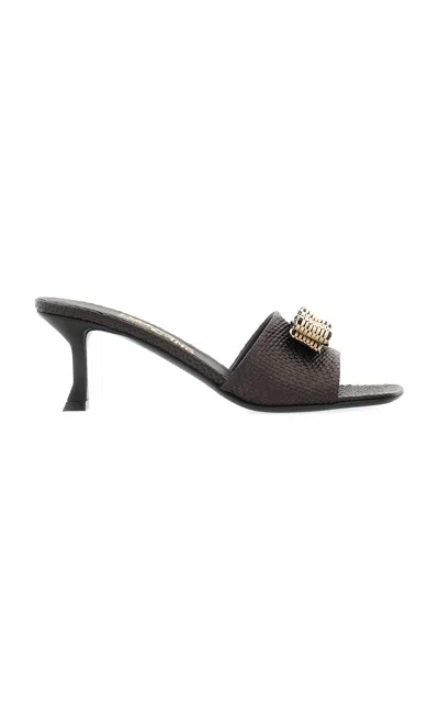 Ferragamo Isaura Mules In Black