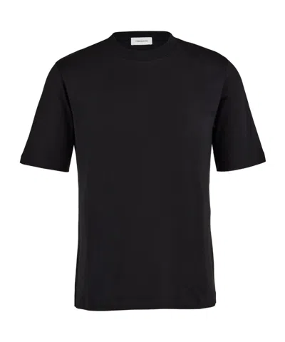 Ferragamo Item O-neck Short-sleeved T-shirt In Black