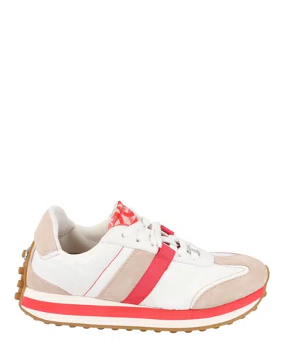 Ferragamo Iulio Low-top Sneakers In White