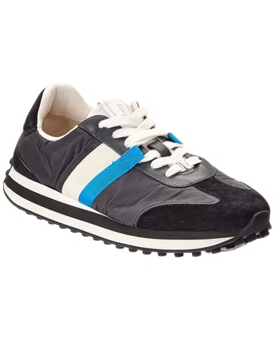 Ferragamo Iulio Suede Sneaker In Multi