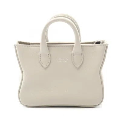 Pre-owned Ferragamo Ivory Leather Pouch () In Multi