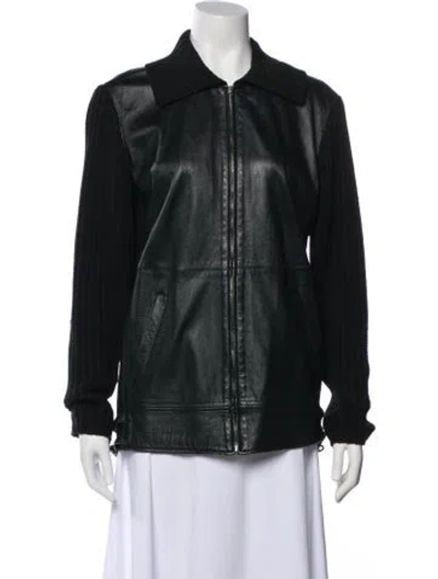Pre-owned Ferragamo Jacket In Black