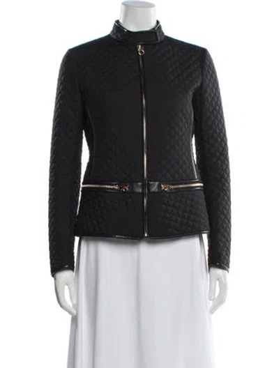Pre-owned Ferragamo Jacket In Black