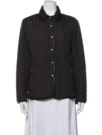 Pre-owned Ferragamo Jacket In Black