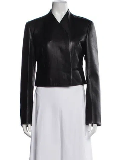 Pre-owned Ferragamo Jacket In Black