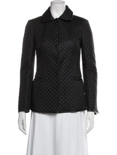 Pre-owned Ferragamo Jacket In Black