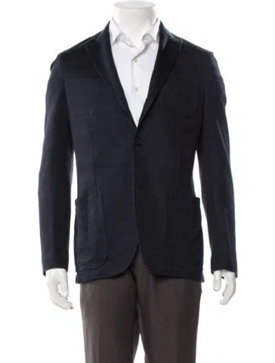 Pre-owned Ferragamo Jacket In Blue