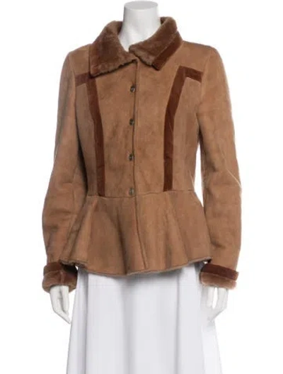 Pre-owned Ferragamo Jacket In Brown