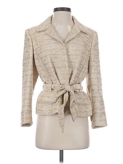 Pre-owned Ferragamo Jacket In Gold