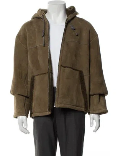 Pre-owned Ferragamo Jacket In Green