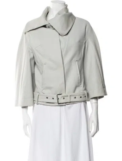 Pre-owned Ferragamo Jacket In Grey