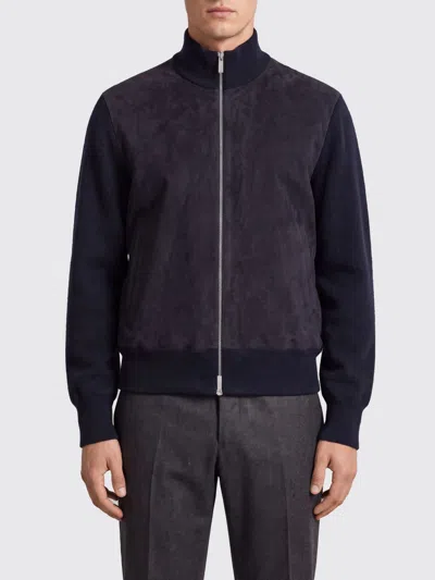 Ferragamo Newnavy Sweater In Blue
