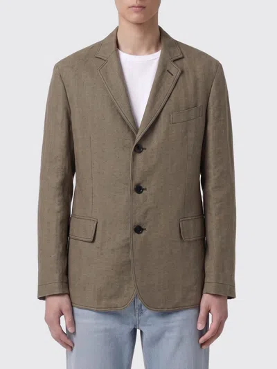 Ferragamo Jacket  Men Color Beige In Brown