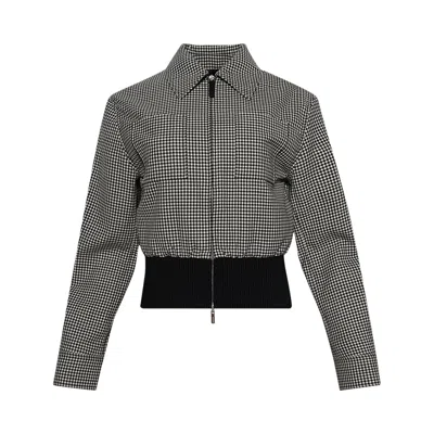 Pre-owned Ferragamo Jacket 'nero/white' | Black | Women's Size 38