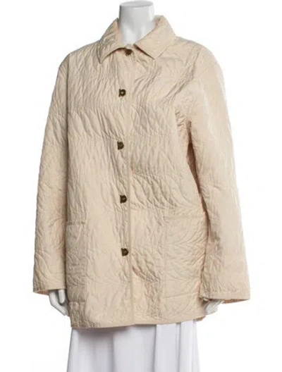 Pre-owned Ferragamo Jacket In Neutrals