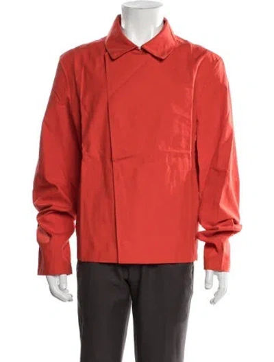 Pre-owned Ferragamo Jacket In Orange
