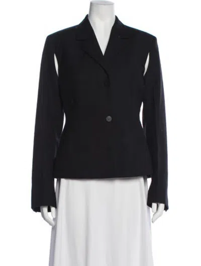 Pre-owned Ferragamo Jacket W/ Tags In Blue