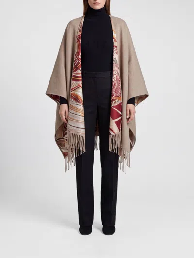 Ferragamo Jacket Woman Color Beige In Brown