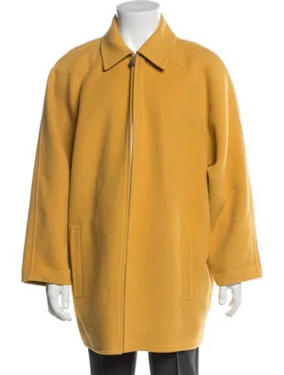 Pre-owned Ferragamo Jacket In Yellow