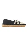 Ferragamo Jacquard Canvas Casual Shoes In Black