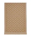 Ferragamo Jacquard Feline Motif Stole In Brown