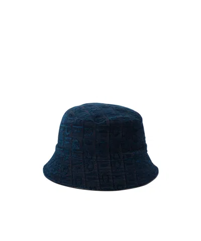 FERRAGAMO JACQUARD FISHERMAN'S HAT