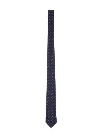 Ferragamo Jacquard "gancini" Tie