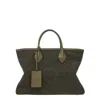 Ferragamo Jacquard-print Tote Bag In Green