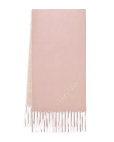Ferragamo Jacquard Scarf In Pink