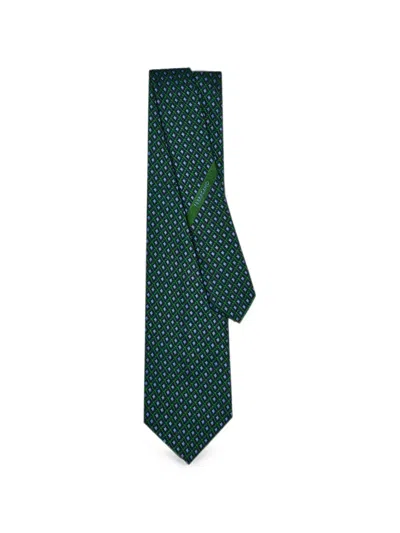 Ferragamo Jacquard Tie In Multi