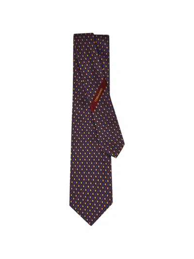 Ferragamo Jacquard Tie In Multi