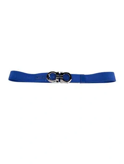 Pre-owned Ferragamo Jacquard Waist Belt In Multi