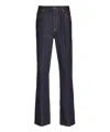 Ferragamo Man Five Pocket Trouser In Blue
