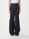 Ferragamo Woman Wide Leg Jeans In Blue