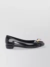 Ferragamo Jelly Ballet Flats Cut-out Design