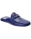Ferragamo Jelly Mule In Blue