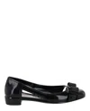 Ferragamo Jelly Patent Leather Pumps In Black