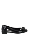 Ferragamo Jelly Patent Leather Pumps In Black