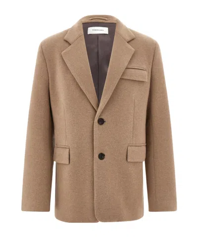 FERRAGAMO FERRAGAMO JERSEY INTERLOCK BLAZER