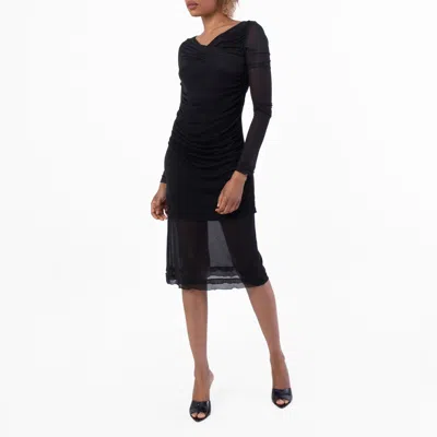 Ferragamo Jersey-dress In Blue
