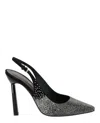 Ferragamo Jessie Crystal-embellished Slingback Pumps
