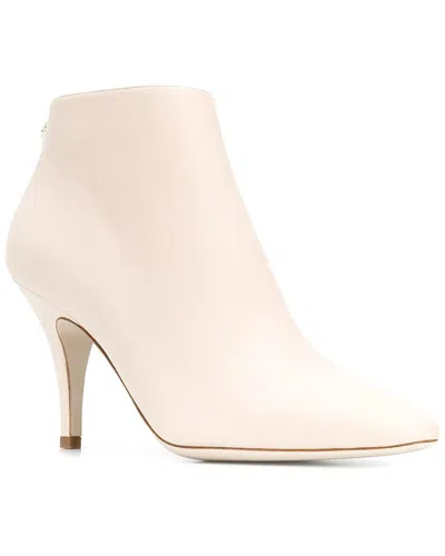 Ferragamo Joan Leather Bootie In White