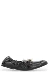 Ferragamo Woman Loafers Black Size 5.5 Lambskin