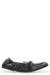 Ferragamo Woman Loafers Black Size 5.5 Lambskin In Black