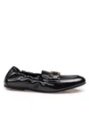 Ferragamo Jodie Deconstructed Leather Loafer In Black